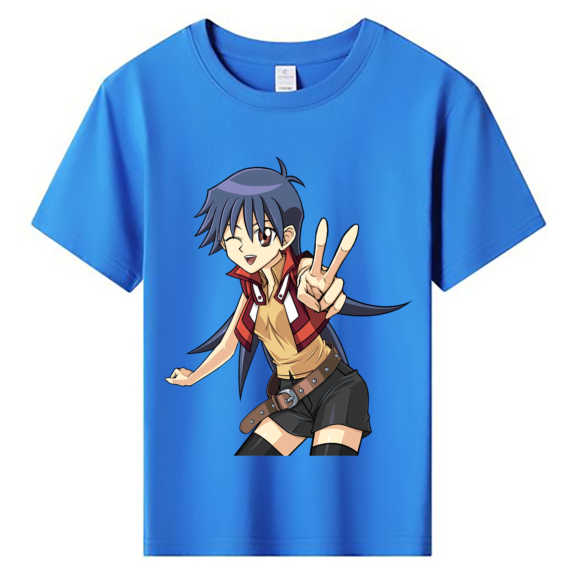 （画像用） 遊☆戯☆王 Yu-Gi-Oh! 綿100％キッズTシャツ（フロントプリント）
